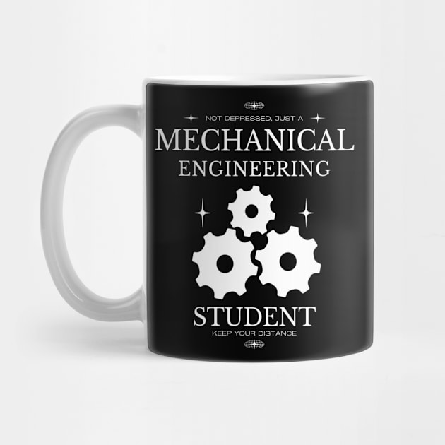 Mechanical Engineering Student - Black Version - Engineers by Millusti